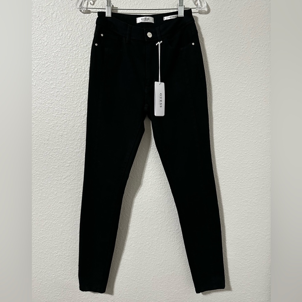 Guess 1981 Skinny Black Jeans NWT SZ 25